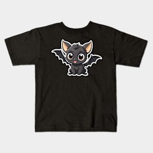 Bat Cute Illustration Kids T-Shirt